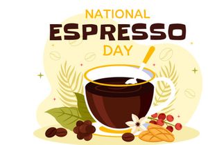 11 National Espresso Day Illustration