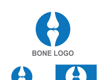 Bone logo design.logo for nursing, medical, orthopedic. preview picture