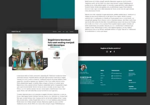 Portofolio Template Website