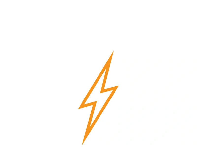 Lightning bolt flash thunderbolt icons vector