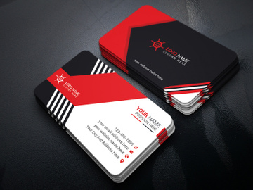 Corporate Business Card Design Template preview picture