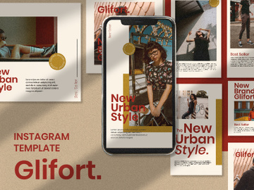 Glifort Instagram Template preview picture