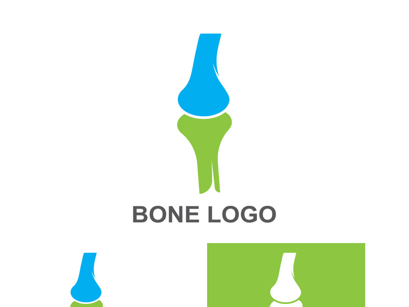 Bone logo design.logo for nursing, medical, orthopedic.