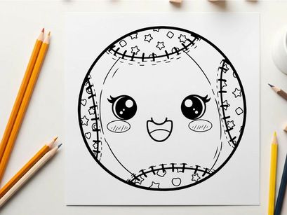 cute clock face with eyes and smile vector illustration