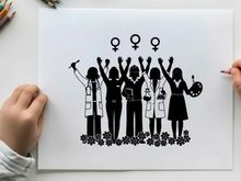 diverse professionals celebrating success flat design vector