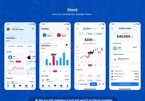 FinX - Mobile Banking, Crypto and Stock.. IU Kits