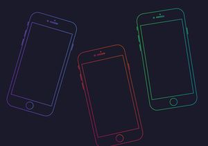 XXL Mockup Pack [Flat Design / Outline Design] 