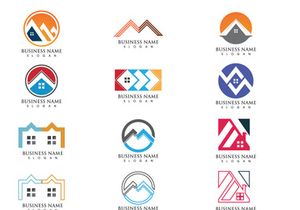 Home house building logo vector