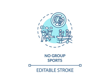 No group sports concept icon preview picture