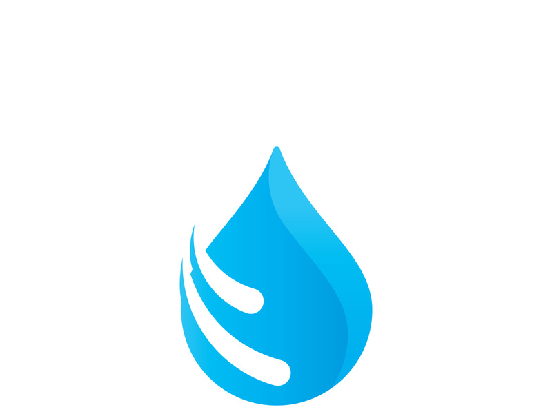 water drop Logo Template vector water icon design