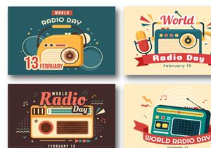 16 World Radio Day Illustration