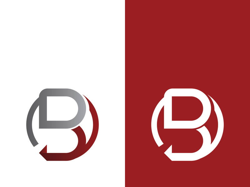 B letter logo template vector illustration