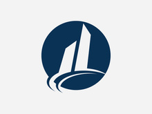 Buildings real estate logo vector