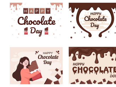 20 Happy Chocolate Day Illustration