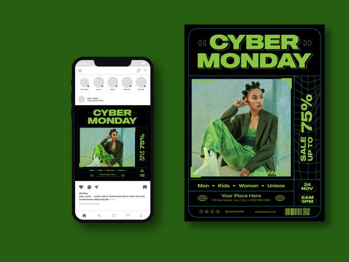 Cyber Monday Flyer