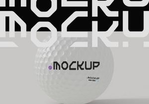 Golf Ball Mockup