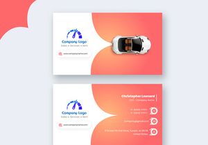 Food and Travel Business Card Design