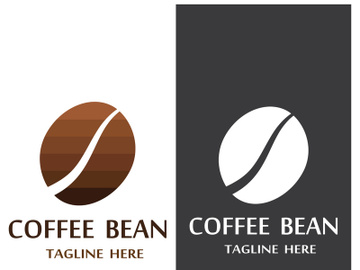 Coffee bean logo for cafe, business, label. preview picture