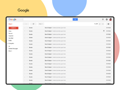 Gmail Web UI Kit
