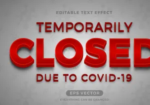 Bundle Corona editable font effect text vector