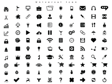 Universal Icon set preview picture