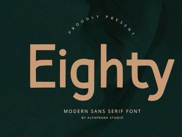 Eighty - Sans Serif Font preview picture