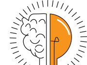 Flat light Bulb icon in Adobe illustrator