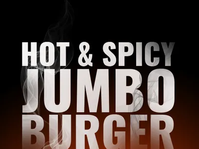 Burger Product Ad for Restaurant Free PSD