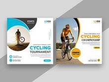 Cycling Tournament Social Media Instagram Post Banner