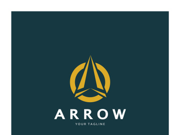 Arrow vector illustration icon Logo Template design preview picture