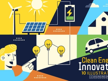 10 Clean Energy Innovation Illustration preview picture
