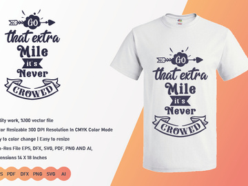 T Shirt SVG Design, Lettering Quote preview picture