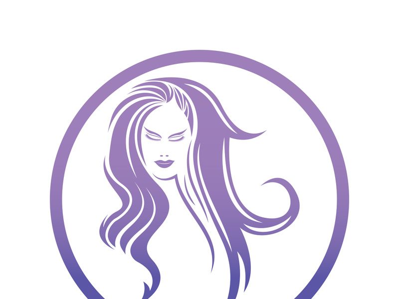 Women beauty, salon, spa, hair minimalist logo design inspiration