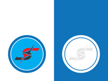 Business corporate S letter logo design vector