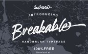 Breakable Free Typeface