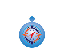 Compass logo template vector icon illustration design