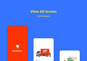 E-commerce mobile app ui kit