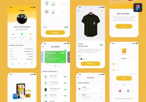 E-Commerce Shop Mobile App UI Kit - Figma UI Kit - GetDresser