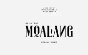 Moalang Free Font