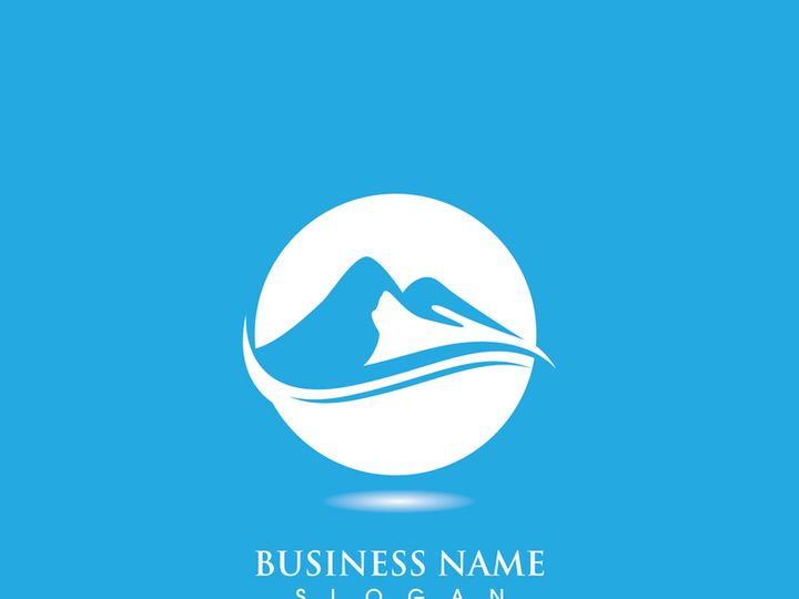 Mountain icon Logo Template Vector illustration design