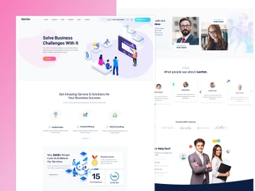 Business PSD Template preview picture