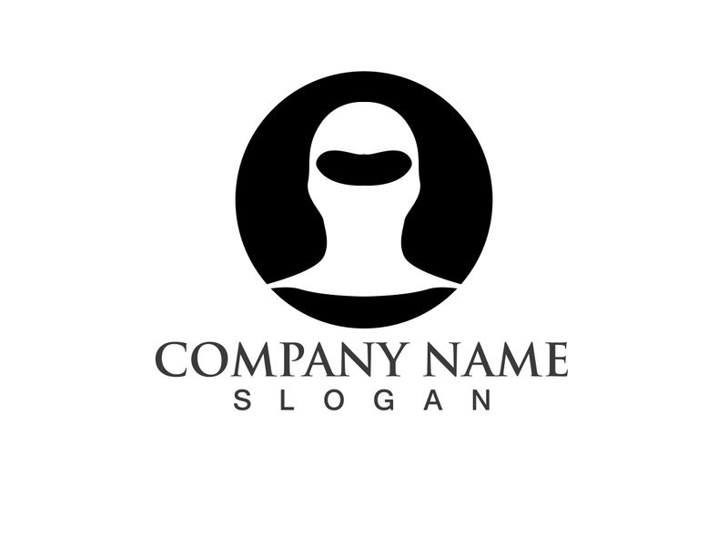 Face protection  Mask Vector logo. Medical Mask logo vector icon illustration design