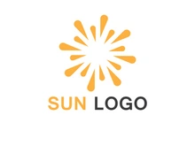 Sun logo vector