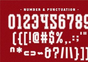 Jersey Varsity - Vintage Slab Serif