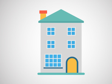 House or home design template vector illustration. Logo for real estate business or company preview picture