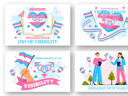 13 International Transgender Day of Visibility Illustration