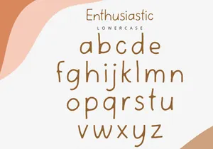 Enthusiastic - Handwritten Font