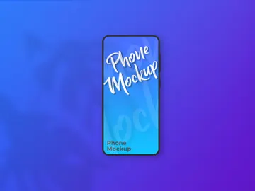 Editable digital device iphone screen mockups preview picture