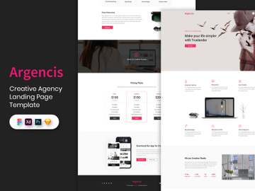 Creative Agency Landing Page Template preview picture