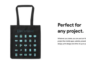 25 Electronic Glyph Icon